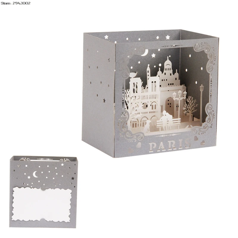 

3D Pop Up Sculpture Greeting Cards Christmas Birthday Valentine Invitation