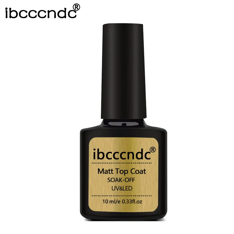 10 мл ibcccndc брендовый матовый прозрачный гель матовый лак стойкий высококачественный светодиодный отмачиваемый матовое верхнее покрытие УФ-гель для ногтей - Цвет: L6848