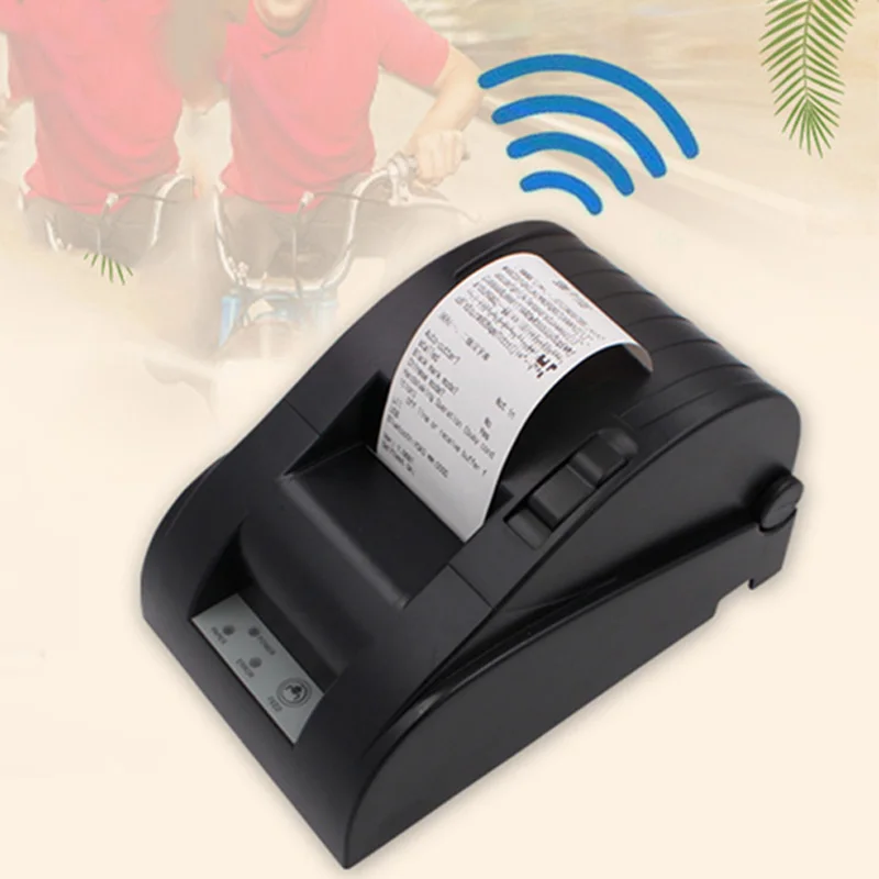 

Youku Bluetooth Thermal Printer Receipt Machine Printing USB Connection Printer 58mm 90mm/s POS Bill Printer For Supermarket