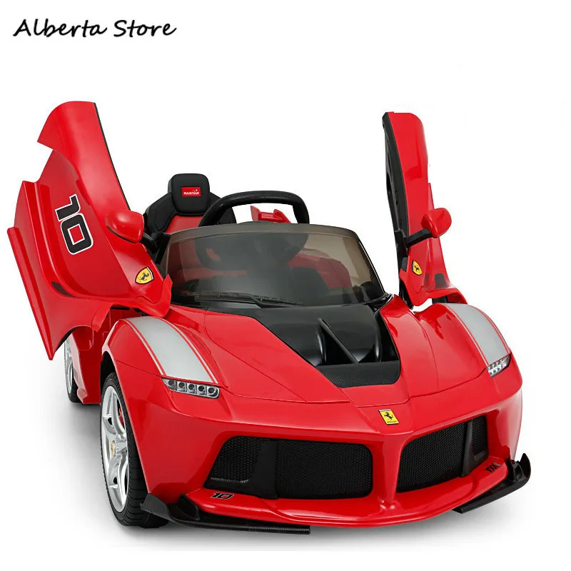 

New Outdoor Toy Children Can Ride On Remote Control Charge Electric Super Car Scissor Door Led & Mp3 Music Phone Connect Fxxk