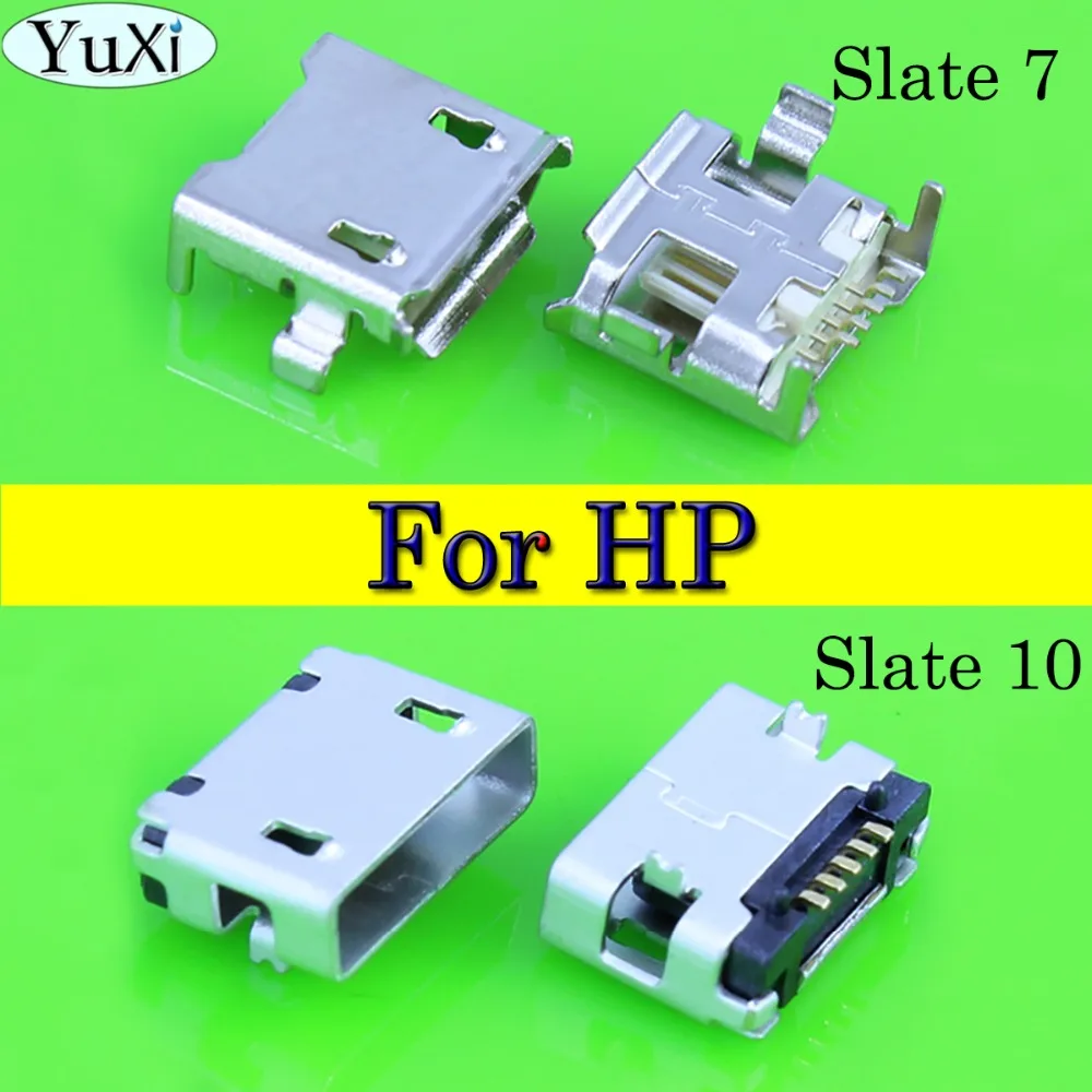 

YuXi 1pcs For HP Slate 7 SLATE 10 micro USB Charging Port Connector Plug Jack Socket For HP SLATE 10