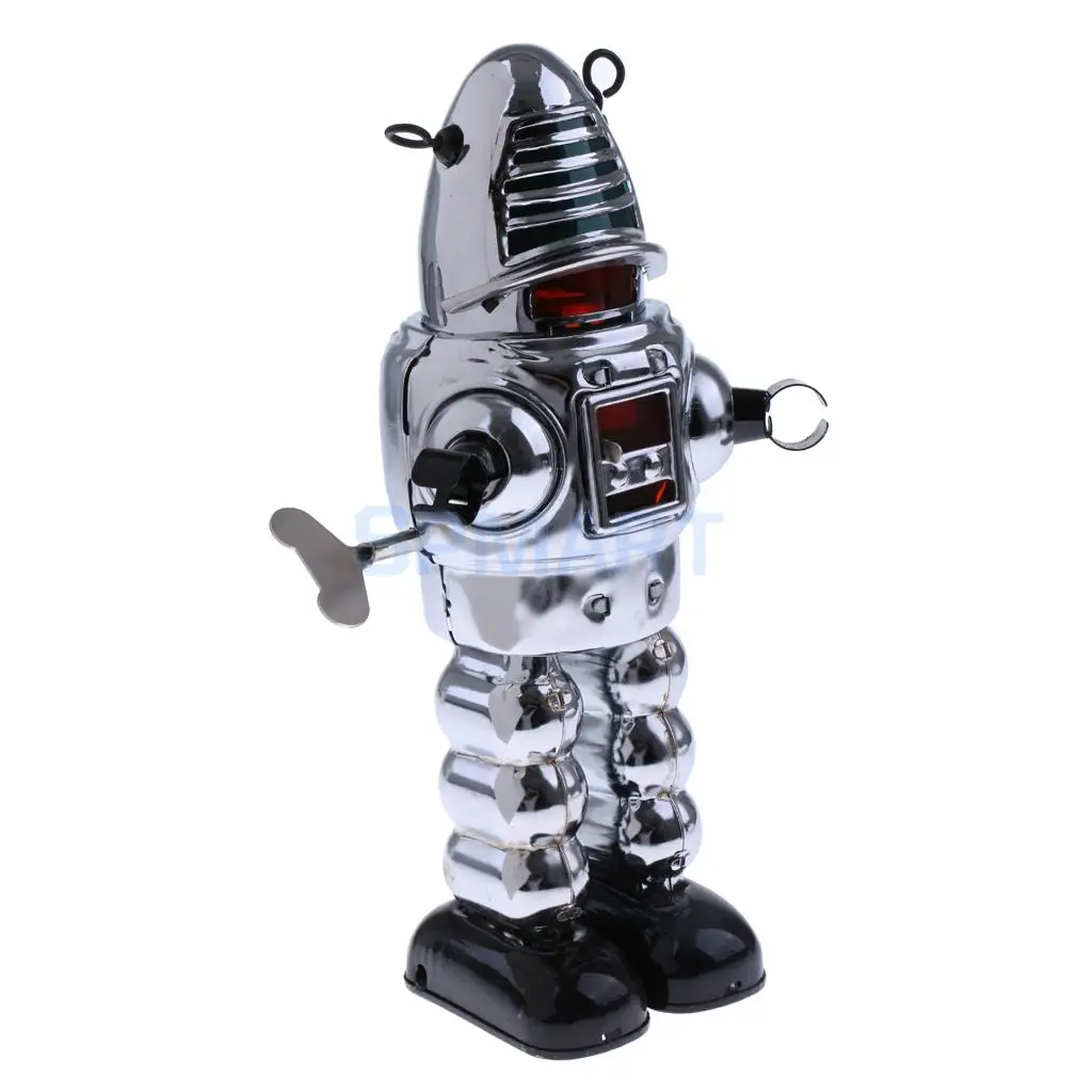 11 Styles Vintage Mechanical Clockwork Wind Up Walking Robot/Roadster Vehicle Car/Carousel Metal Collectable Tin Toy Kids Gift
