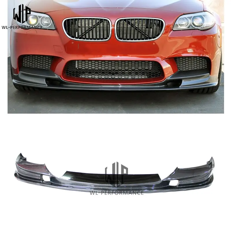 Для BMW 5 серии F10 F18 refit M5 комплект кузова автомобиля передняя губа 3D Тип