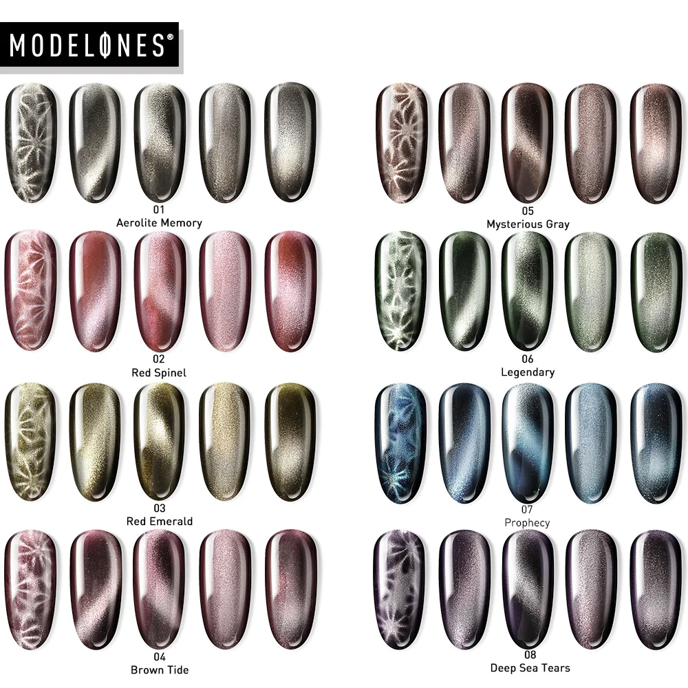 Modelones 10 مللي القط العين واسعة الأشعة فوق البنفسجية هلام مسمار البولندية مسمار الفن هلام نقع قبالة شبه Permanant Lacuqer 5D تأثير ماغنيتي الورنيش Modelones 10 مللي القط العين واسعة الأشعة فوق البنفسجية هلام مسمار البولندية مسمار الفن هلام نقع قبالة شبه Permanant Lacuqer 5D تأثير ماغنيتي الورنيش