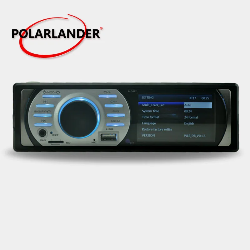 1Din автомобиль радио DAB+ In-Dash Интерфейс FM Авто аудио стерео ISO контакта 12V Bluetooth USB/TF/AUX MP5/WMA 3," HD с Камера