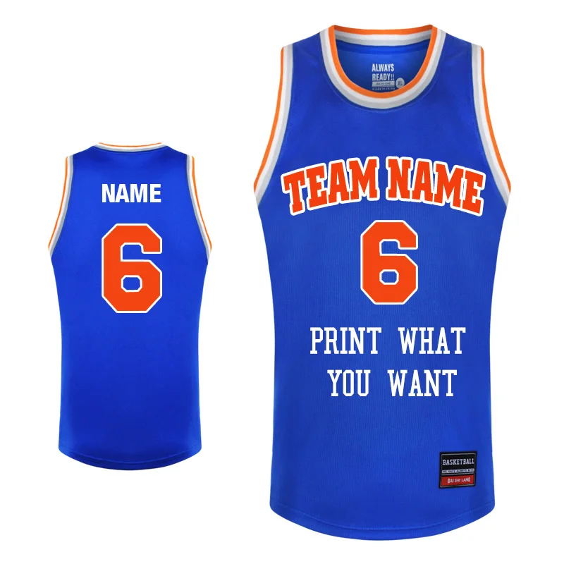 Basketball Jersey 2017 New Basketball Suit Sports Suit Children'S Wear Blank Basketball Clothing Speed Dry Training Clothing