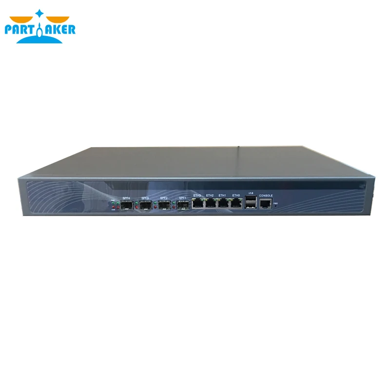 Mikrotik сервер с Intel I3 4160 4G RAM 64G SSD 4 Gigabit Ethernet оптический роутер PARTAKER R20|Сетевой экран и