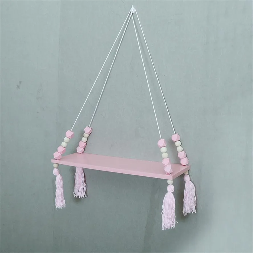 Buy 1PC Wedding Decoration Wooden Beads Wall Shelf Of