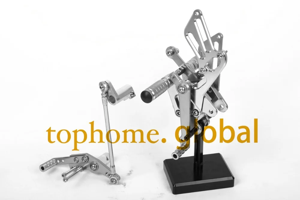 

Motorcycle Silver CNC Rearsets Foot Pegs Rear Set For Yamaha YZF R1 2009-2014 2010 2011 2012 2013 motorcycle foot pegs