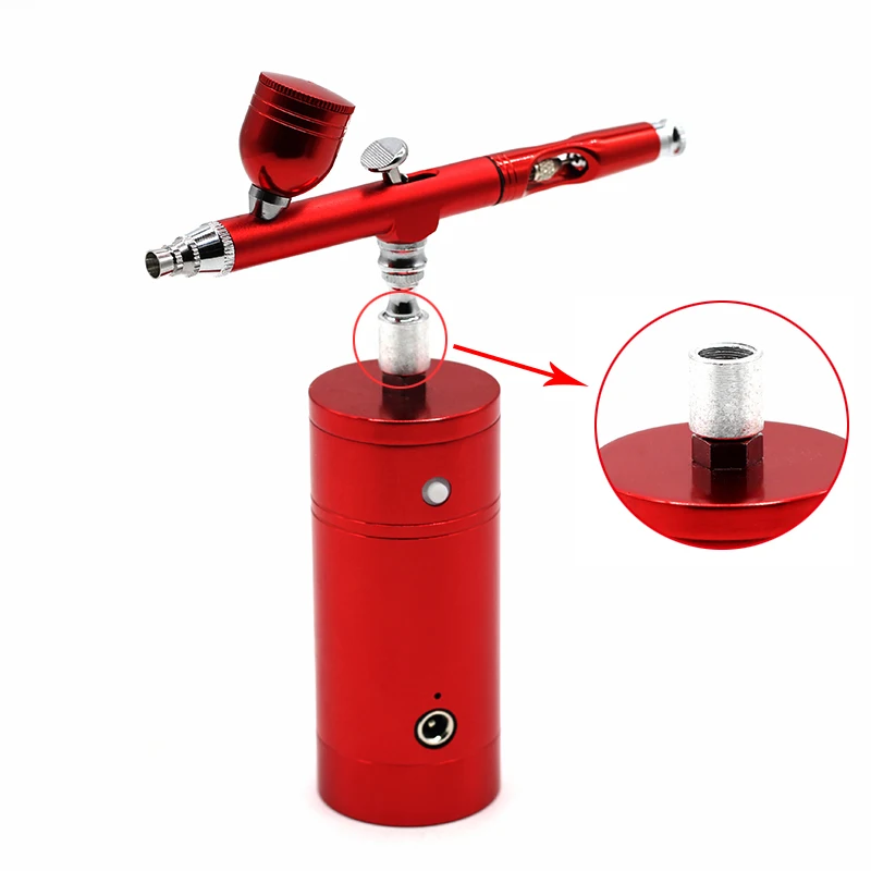 

0.3mm Dual Action Airbrush With Compressor Mini Air Brush Spray Gun Sprayer Pen For Aail Art Paint Cake Decorating Models Car