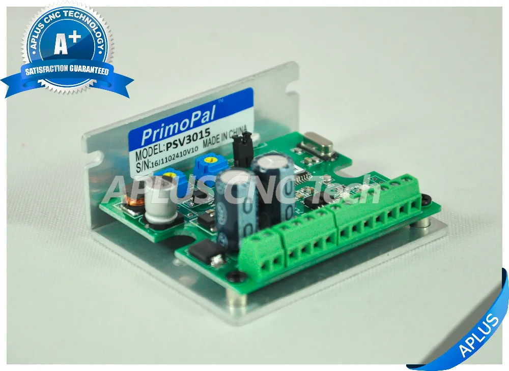 

PrimoPal PSV3015, 2 Phase NEMA 8 / 11 / 14 / 16 / 17 Stepper Motor Driver, Analog Input Speed Controller