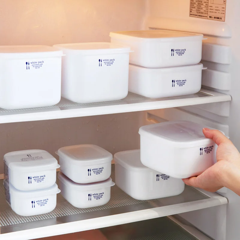 Japanese refrigerator fruit preservation box plastic storage with cover