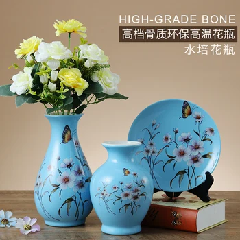 

ceramic simple floral arrangement of American country Home Furnishing jewelry ornaments with entrance hydroponic vase