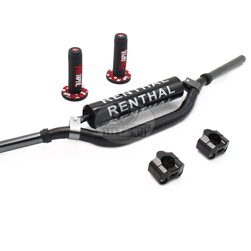 Черные новые мотоциклетные Грипсы 28 мм CNC 1 1/8 &quotFat Bar рулевые колодки для HONDA KAWASAKI