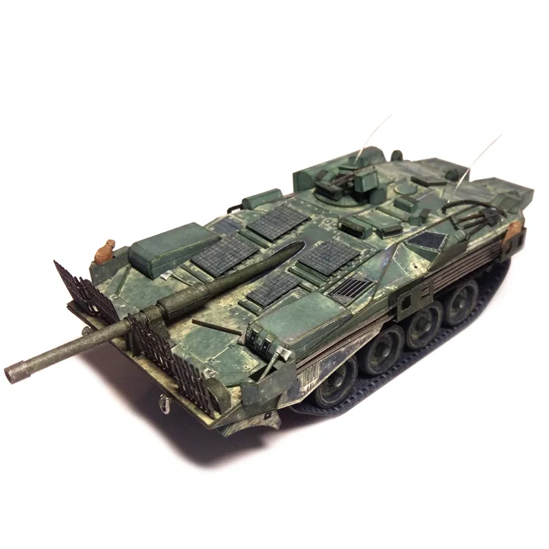 Strv 103b Швеция 1:50 танк с док DIY Бумажные модели детские игрушки игра-головоломка собрать ручная работа