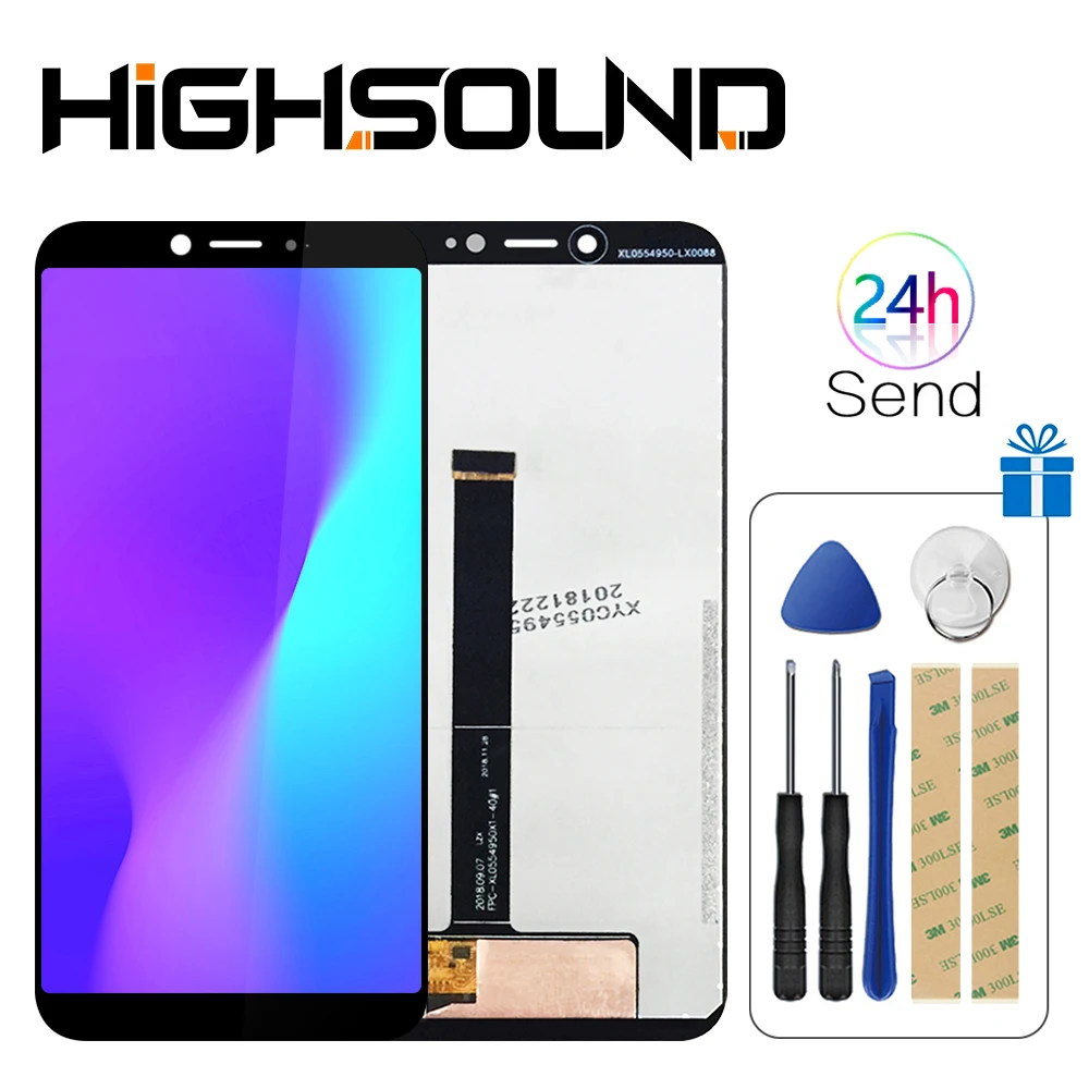 Для UMI Umidigi A3 Pro ЖК дисплей и фото детали для ремонта + инструменты Бесплатные
