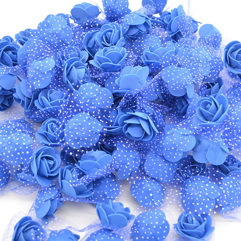 50Pcs/lot 3.5cm Mini PE Foam Rose Heads Artificial Silk Flowers For Home Garden DIY Pompom Wreaths Wedding Decor Supplies 50Pcs/lot 3.5cm Mini PE Foam Rose Heads Artificial Silk Flowers For Home Garden DIY Pompom Wreaths Wedding Decor Supplies