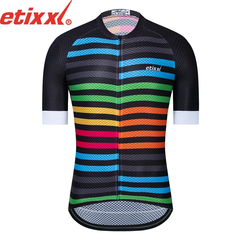 

ETIXX 2019 Quick-Dry Cycling Jersey Mtb Bicycle Clothing Bike Wear Clothing Breathable Maillot Ropa De Ciclismo Cycling Clothing