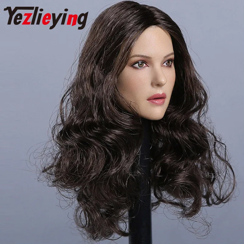 

Sexy European Belli Monica womens head carving model 1/6 head styling suitable for 12-inch Phicen action figure doll toys
