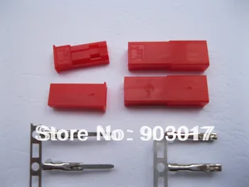 

150 Set Red Color JST 2 Pin Housing and Pin Connector Female & Male