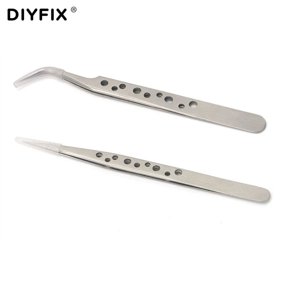 Anti-static Straight Curved Tweezers (4)