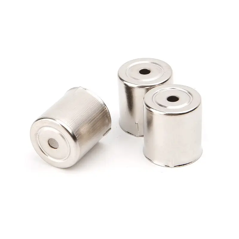 

12pcs Magnetron Steel Caps Microwave Oven Replacement Silver Tone For Galanz Midea Haier Microwave Oven Parts