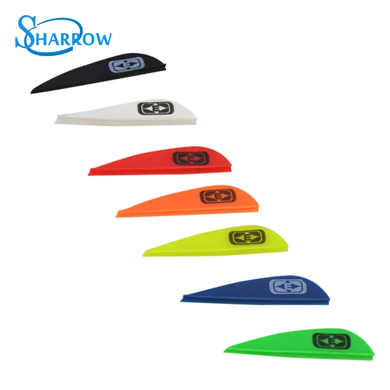 

50/100pcs Archery Arrow Feathers 1.75" Rubber Droplet Feathers Fit For Arrow Shafts Outdoor Sports Shooting Hunting Accessories