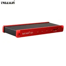 TreasLin 4×1 HDMI Quad Screen Splitter Multiviewer 1080P 4 in 1 out HDMI Screen Switch for for Game/Exhibition Hall/Camera