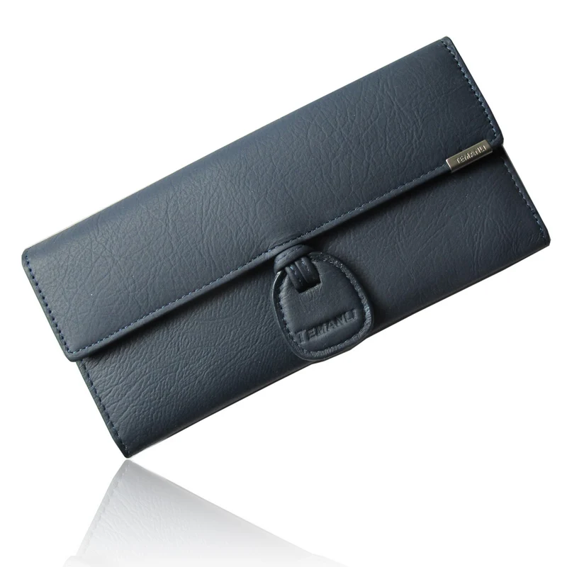 2014 women's handbag solid color genuine leather wallet cowhide long design horizontal 10 colors A 01029 | Багаж и сумки