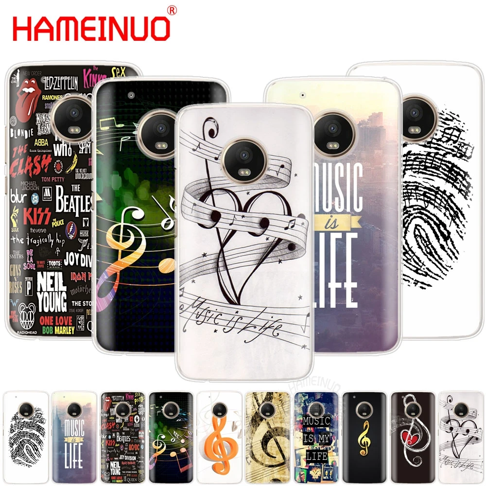 

HAMEINUO Music is My Life notes case cover for For Motorola Moto G6 G5 G5S G4 PLAY PLUS ZUK Z2 pro
