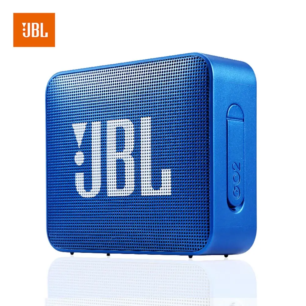 JBL GO 2 Музыкальный беспроводной Bluetooth мини-динамик IPX7 водонепроницаемый открытый питьевой динамик s перезаряжаемая батарея с микрофоном - Цвет: Dark blue