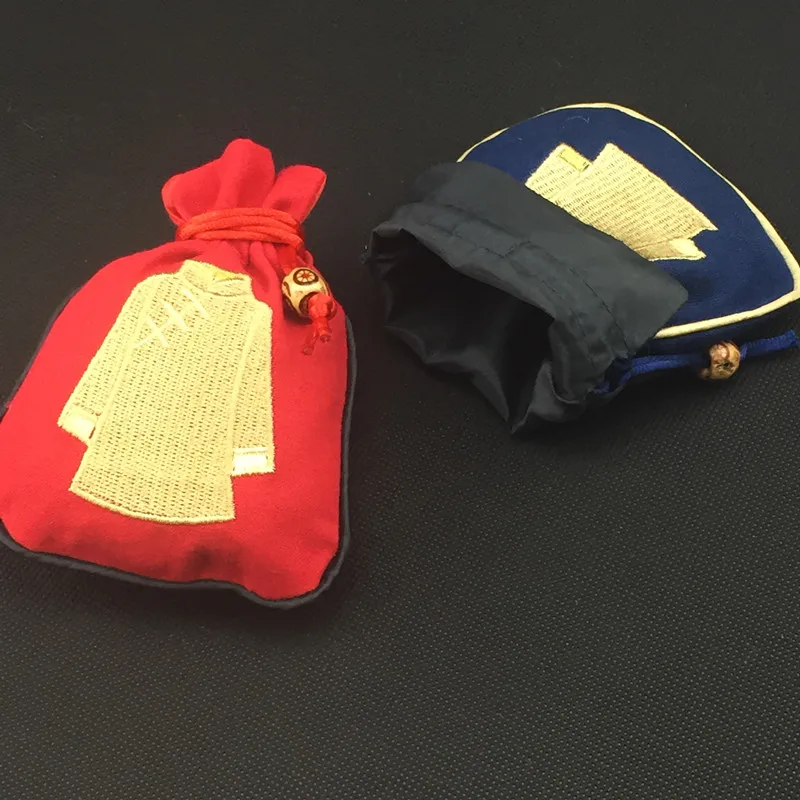 Украшение творчество в старинном стиле подарочные сумки Китай вышивка сумка маленькая Рождественская конфетка сумка маленькая хлопчатобумажная ткань, мешок со шнурком мешочек с подкладкой