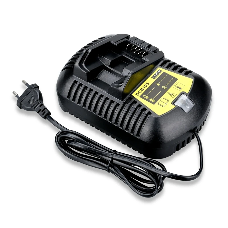 12V Max и 20V Макс литий-ионный Батарея Зарядное устройство 3A для Dewalt 10,8 V 12V 14,4 V 18V 20V Dcb101 Dcb115 Dcb107 Dcb105 Батарея штепсельная вилка европейского стандарта