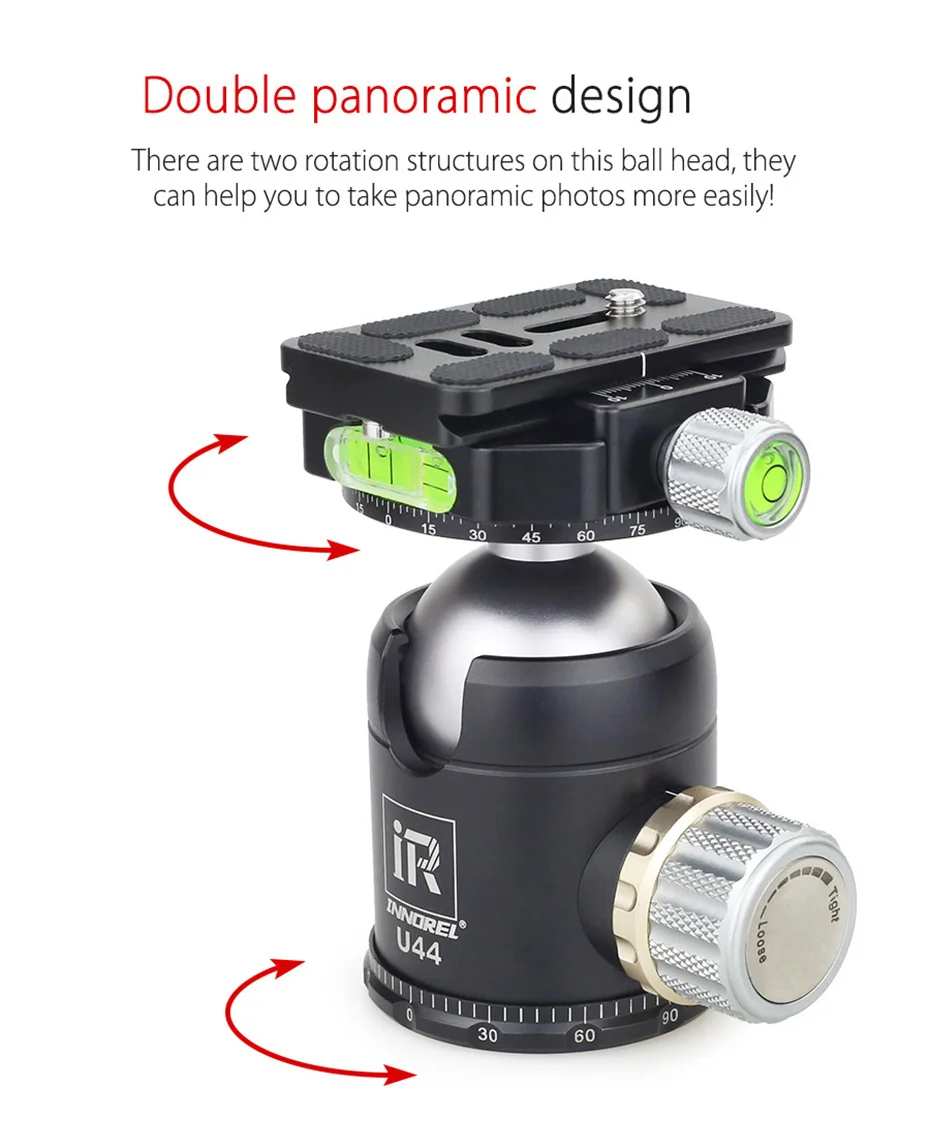 INNOREL RT85C Сверхмощный Профессиональный штатив из углеродного волокна монопод База Двойной панорамный шаровой головкой для Nikon Canon DSLR камер