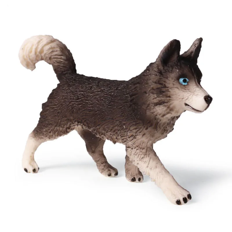 

Yandex 3D LPS Land Animal Model 8CM PVC Husky Pet Dog Fun Puzzle Education Collection Model Play Children's Toys Gifts