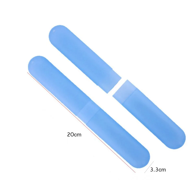 Travel Accessories Portable Travel Toothbrush Holders Dustproof Brush Box Protect Cover Long Case Candy Color