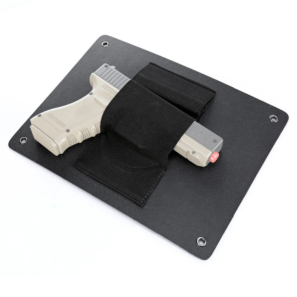 

Multi-Function Concealed Under Table Desk Chair Vehicle Doors Pistol Holster Concealment Handgun Holders Universal Holster
