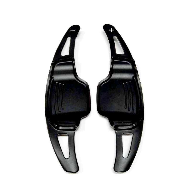 For Opel Astra K Interior Steering Wheel DSG Paddle Shifters Extensions 2pcs Car Styling - Название цвета: Black