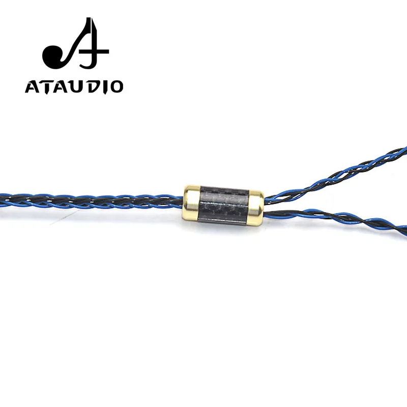 ATAUDIO Hifi посеребренный 4 мм сбалансированный к 2 RCA мужской аудиокабель для Sony NW WM1Z 1A