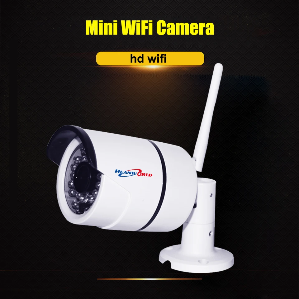 Heanworld водостойкая мини Wi-Fi ip-камера Поддержка micro SD карта CCTV веб-камера сетевое наблюдение камера безопасности с широким углом