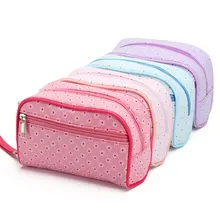 Fashion Women Handbag Wristlet Pencil Cosmetic Case Printing Clutch Bag Cute Floral Cartoon Coin Phone Purse Pouch BS88