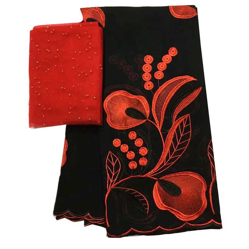 Micle Лучшая цена фиолетовая и желтая вышитая Африканская Хлопковая кружевная ткань швейцарская вуаль кружева 7 ярдов французское кружево для свадебной вечеринки