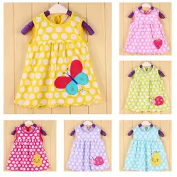 Hooyi Платье для маленьких девочек Summer Infant платье платья для малышек Bebe Одежда Платье на крестины 1 год на день рождения Блузки для малышек без