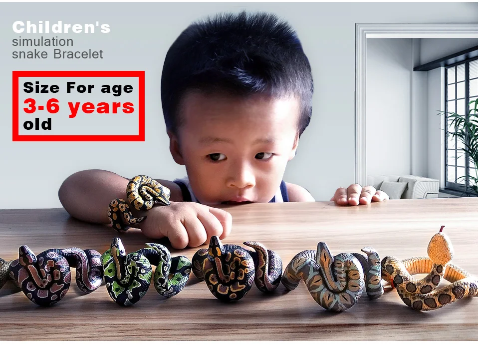 Детский браслет в виде змеи, модель животного, фигурка для домашнего декора, миниатюрное украшение для сада в виде Феи, аксессуары для современного ремесла