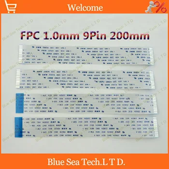 

100 pcs/lot FFC FPC Flexible Flat Cable 1.0mm pitch 9 pin 200mm Isotropy Type A cable,20624.Welcome custom-made length.