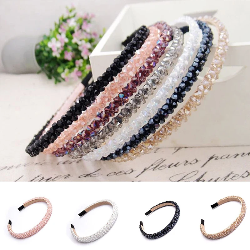 

Hot New arrival Crystal Rhinestone Hair Hoop women Headwear hair accessories