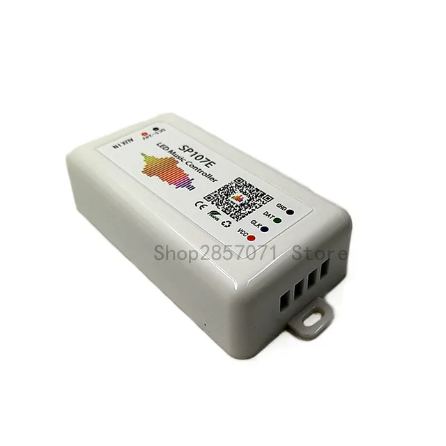WIFI Bluetooth SP107E Pixel IC SPI Music LED Controller by Phone APP For WS2812 SK6812 SK9822 RGBW APA102 LPD8806 Strip DC5-24V
