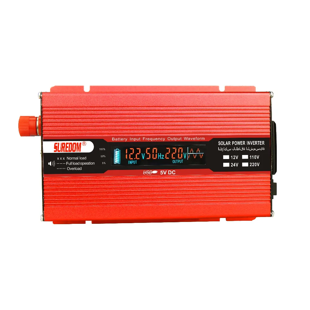 Car Power Inverter 1000W DC 12V 24V to AC 110V 220V with USB charger