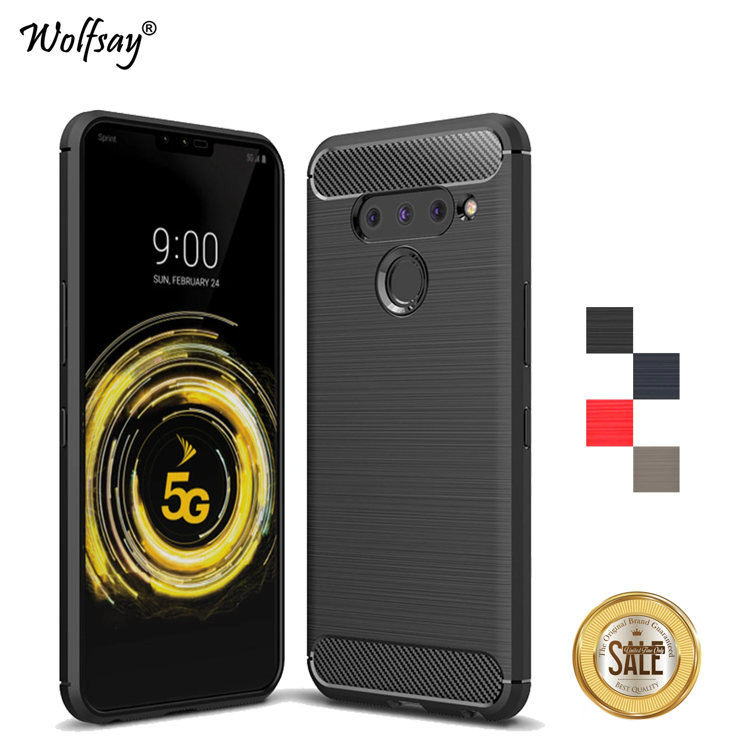 Чехол для LG V50 ThinQ 5g противоударный мягкий резиновый чехол телефона задняя крышка