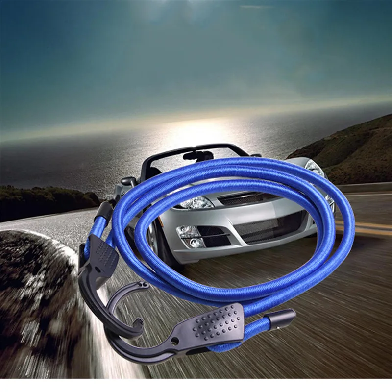 

kongyide Interior Accessories Vehicle Clothesline Car Clothes Hanger Elastic Clothesline Belts Rope Towel Hanging Rope 1.5m mar5